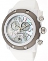 Women's Miami Beach Chronograph White MOP Dial White Silicone Women's Miami Beach Chronograph White