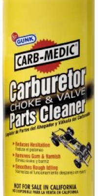 Gunk M4824 Carb-Medic Carburetor Choke and Valve Parts Cleaner - 19 oz.