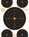 40 Pack - 10x16 Reactive Splatter Target 5 Bulls-eyes Per Target - Multicolor - Total of 200 Targets on All 40 Sheets