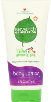 Seventh Generation Baby Lotion, 6 Ounce