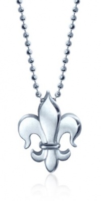 Alex Woo Little Faith Sterling Silver Fleur-de-Lis Pendant Necklace, 16