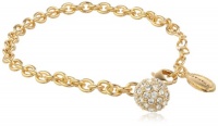 T Tahari Essentials Fireball Gold Charm Bracelet