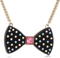 Betsey Johnson Candy Land Bow Necklace