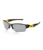 A salute to the ultimate survivor. LIVESTRONG® is etched into the interchangeable lenses. The Black Iridium® and Hydrophobic™ lens coatings take performance technology to the next level. Oakley shows its world-class innovation for those who play to win. Channel your inner Lance Armstrong with these black frames accented with the popular LIVESTRONG® yellow.