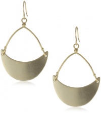 Kenneth Cole New York Gold-Tone Half Moon Drop Earrings