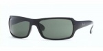 Ray Ban Sunglasses RB 4068 601 Glossy Black/Crystal Green, 60mm