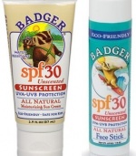 Badger SPF 34 Sunscreen and Face Stick SPF 35 Combo Pack