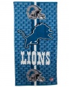 Detroit Lions Fiber Reactive Beach Towel