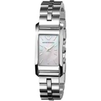 Emporio Armani Women's AR0733 Donna Classic Stainless Steel Mother-Of-Pearl Dial Watch