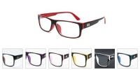 IG Unisex Clear Lens Plastic Fashion Glasses