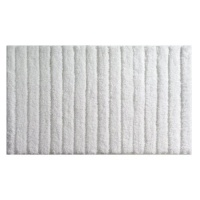 InterDesign Verto Rug, White, 34 x 21