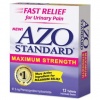 AZO Standard Maximum Strength Urinary Pain Relief 12 Tablets