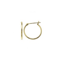 Klassics 10k Yellow Gold Hoop Earrings, (0.6 Diameter)