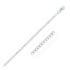 Rhodium Plated 3.0mm 925 Sterling Silver Curb Style Chain