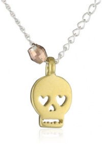 Dogeared Jewels & Gifts Charmed Charmed Silver Little Skull Necklace