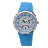 Philip Stein Women's F43S-BL-TQ Quartz Stainless Steel Blue Dial Watch