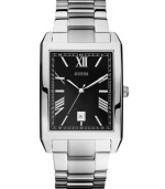 With its dark dial and sleek steel details, this masculine watch from GUESS grabs attention.