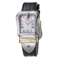 Fendi B.Fendi Black Lizard Two-Tone Mother-of-Pearl Dial Women's Watch #F372141