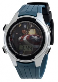 Captain America Kids' CPT005T Power Shield Digital Gift Tin Set Watch