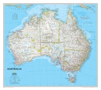 Australia Wall Map (tubed) (Reference - Continents)