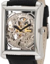 Akribos XXIV Men's AKR426SS Skeleton Stainless Automatic Watch