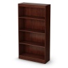 South Shore Axess Collection 4-Shelf Bookcase, Royal Cherry