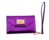 Luxury Designer Purse and Wallet for iPhone 4/4S - Purple