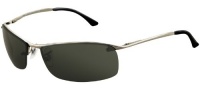 Ray Ban Sunglasses RB 3183 Top Bar 004/71 Gunmetal/Green, 63mm