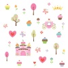 RoomMates RMK1605SCS Happi Cupcake Land Peel and Stick Wall Decals