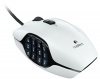 Logitech G600 MMO Gaming Mouse, White (910-002871)