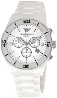 Emporio Armani Women's AR1424 Ceramic White Dial Watch