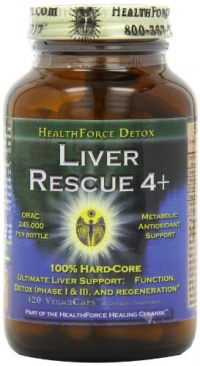 Healthforce Liver Rescue 4+, Vegancaps, 120-Count