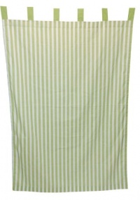 Tadpoles Stripe Curtain Panels, Set of 2, Green