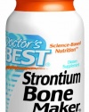 Doctor's Best Strontium Bone Maker (340mg Elemental), 120-Count