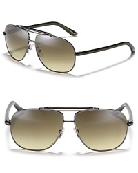 Tom Ford's new take on the iconic aviator featuring a statement-making double bar design.