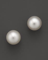 Cultured white South Sea pearls make a timeless statement on simply glamorous studs. From Tara Pearls.