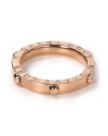 Crafted of rose gold plate with stud detailing, this ring from Michael Kors is a subtle yet striking way to nod to the brand's glamor.