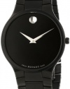 Movado Men's 0606594 Serio Black PVD Watch