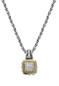 Effy Jewlery Balissima Silve & 18K Gold Diamond Pendant, .13 TCW