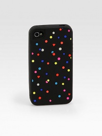 Multicolored shapes float across this ultra-protective case for your iPhone. Silicone2½W X 4¾H X ½DImportedPlease note: iPhone® not included.