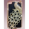 1x Luxury Designer Bling Crystal Case Handmade Blue Peacock for Apple Iphone 4 and 4s [Limited Edition]