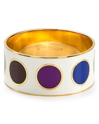 Do something just for hue with this mod bangle from kate spade new york. Crafted from 12-karat gold plated metal, it's a cute way to show your true colors.