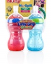 Nuby 2 Count Super Straw Easy Gripper, 10 Ounce