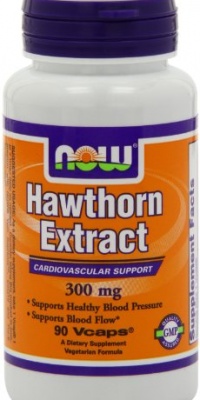 Now Foods Hawthorn Extractract  300mg, Veg-capsules, 90-Count