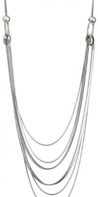 Nine West Spheres of Influence Silver-Tone Layered Necklace, 36