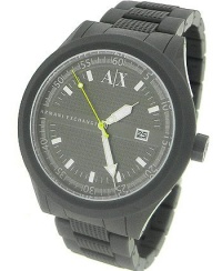 Armani Exchange Grey Rubber Sport Grey Dial Men's watch #AX1104