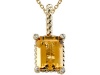 Genuine Citrine Pendant by Effy Collection® in 14 kt Yellow Gold LIFETIME WARRANTY