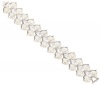 Judith Jack Amor Sterling Silver, Marcasite, Cubic Zirconia and Pearl Drama Bracelet, 7.2