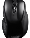 Perixx PERIMICE-711, Wireless Ergonomic Mouse - 2.4G - Up to 30 Ft Operating Range - Nano Receiver - Ergonomic Right Handed Design - 1000/1600 DPI Optical Resolution - On/Off Switch - Piano Finish Design - 2*AAA Brand Batteries