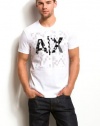 Armani Exchange Checkerboard Logo Tee